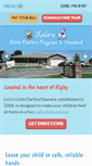 Mobile Screenshot of loloschildcare.com